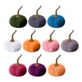 thumbnail image 4 of Fall Decorations Skegnu Halloween Velvet Pumpkin With Real Fabric Plush Foam For Fall Halloween Wedding Thanksgiving 7cm Thanksgiving Decorations Outdoor/Indoor Gifts on Clearance, 4 of 5