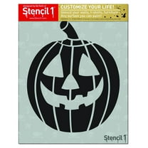 Stencil1 Happy Jack-O-Lantern Stencil Art Craft - 5.75" x 6"