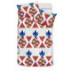 thumbnail image 1 of Juego de cama con estampado geométrico de piñas, 1 of 5