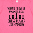thumbnail image 4 of Inktastic Future Chess Player Like Daddy Boys or Girls Baby T-Shirt, 4 of 5