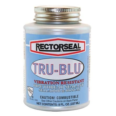 RECTORSEAL 31551 8 oz. Thread Sealant with PTFE, Blue