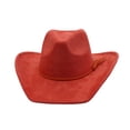 thumbnail image 5 of Cowboy Hat for Men Roll Up Wide Brim Shapeable Western Cowgirl Fedora Lightweight Summer Beach Outdoor Sun Protection, 5 of 5