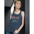 thumbnail image 2 of Good Heart Bad Influence Racerback Tank Women -Image by Shutterstock, Female x-Large, 2 of 4
