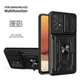 thumbnail image 1 of Magnetic Phone case compatible Samsung A32 4G Slide Camera Lens Protection and Built in 360 Rotatable Ring Holder Cheap and fine, 1 of 5