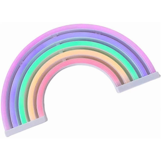 Rainbow Led Sign Bed