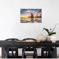 thumbnail image 2 of Coast Sea Stack Canvas Wall Art, Pacific Ocean Sunset Print, Coastal Beach Landscape Artwork for Living Room Bedroom Bathroom Decor, Ready to Hang, 2 of 6