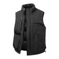 thumbnail image 4 of YueHuiYing Men's Vest Sleeveless Zip Up Jackets Coat Lightweight Quilted Gilet with Pockets, 4 of 9