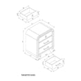 thumbnail image 4 of Global Furniture USA Malmo Modern Oak Finish 2-Drawer Nightstand, 4 of 5