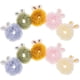 thumbnail image 2 of 10pcs Plush Hair Scrunchies Hair Ties Ropes Cute Ponytail Holder Elastics Hair Bands, 2 of 4