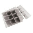 thumbnail image 4 of Christmas Ornament Storage Box with Dual Zipper Closure Box Contributes Slots for 64 Holiday Ornaments 3-Inch, Xmas Decorations Accessories, 4 of 10