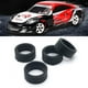 thumbnail image 4 of Bewildely Neumáticos de goma para coche teledirigido, 4 pack/lote, compatibles con 1/28 Wltoys K969, piezas de actualización de coche RC Kits de construcción modelo negro, 4 of 6