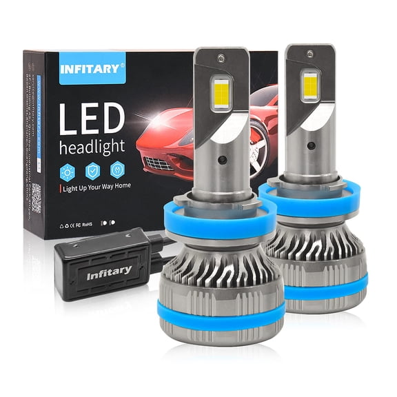 Infitary H11 LED Headlight Bulbs 110W 24V Super Bright Car Truck Lamp