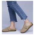 thumbnail image 6 of Gomelly Womens Slip on Comfort Shoes Casual Flats Lightweight Backless Loafers Mules, 6 of 8