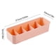 thumbnail image 3 of Organizador de ropa interior Caja de almacenamiento de plástico | Compartimento apilable de 5 rejillas | Diseño de Techo Abierto | Almohadillas antideslizantes | Cajón que ahorra espacio, 3 of 6