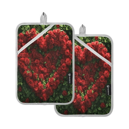 

Vzayy Kitchen Pot Holders Sets Heat Resistants for Cooking Baking Valentine s Day