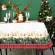 thumbnail image 4 of (180 x 150 cm) （Manteles rectangulares navideños, mantel navideño lavable, mantel navideño grande, mantel navideño para mesa de comedor para decoraciones de mesa navideñas ER, 4 of 5