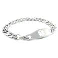 thumbnail image 1 of MedicEngraved Bracelet Médical en Acier Inoxydable 316L avec Étiquette Médicale Émaillée - Gravure Médicale Incluse, 1 of 1