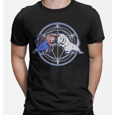 Men_s T-Shirts Fusion Fullmetal Alchemist Anime Vintage 100_ Cotton Tee Shirt