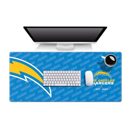 YouTheFan NFL Los Angeles Chargers Logo Series Desk Pad