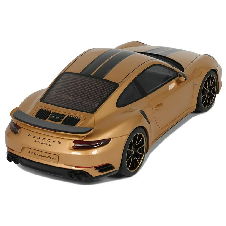 GT Spirit Porsche 911 991.2 Turbo S Coupe Gold 1:18 Resin