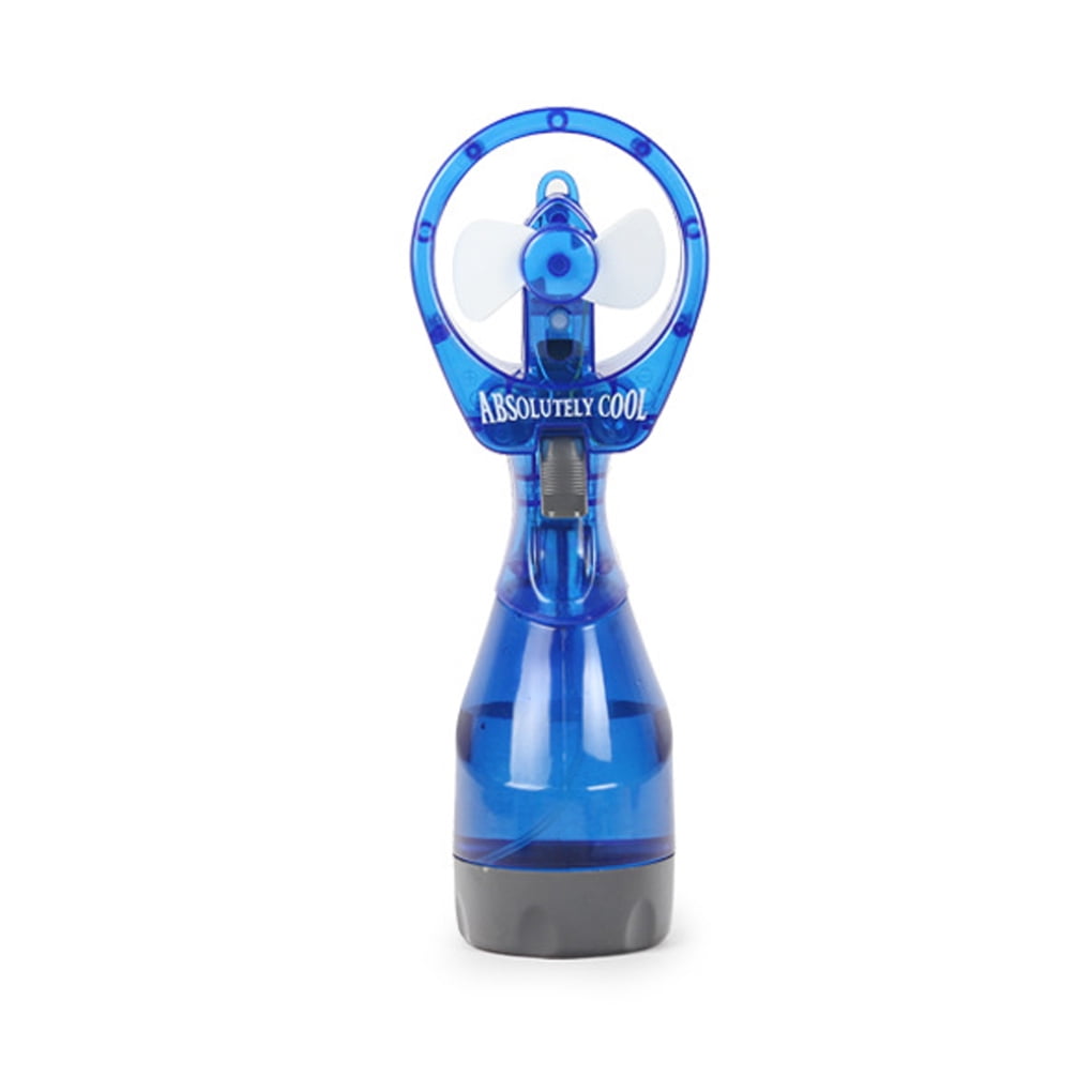 DESTYER Portable Water Bottle Mister Spray Cooling Fan Handheld Mist Abanico de Agua Transparent