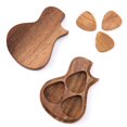 thumbnail image 2 of Boîte de Rangement en Forme de Guitare avec Accessoires pour Guitare en Bois 2 Options, 2 of 7