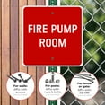 thumbnail image 4 of Fire Pump Room Sign,, 4 of 8