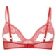 thumbnail image 4 of Sujetadores abiertos exóticos para mujer, lencería negra transparente de encaje, Bralette con abertura en el pezón, sujetador sin forro, Top, ropa de dormir Sexy, 4 of 5