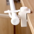 thumbnail image 6 of 2PCS Outside Mounted Blinds Curtain Rod Bracket , Adjustable Clamp Seat Easy to Install No Drill Needed Holders Brackets for Bracket Rail, 6 of 8