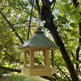 thumbnail image 1 of Rustic Wooden Bird Feeder - Attractive Hummingbird & Parrot Retreat - Secure Birdseed Storage for Outdoor Garden Decor - Durable Hanging Box with Farm, 1 of 5