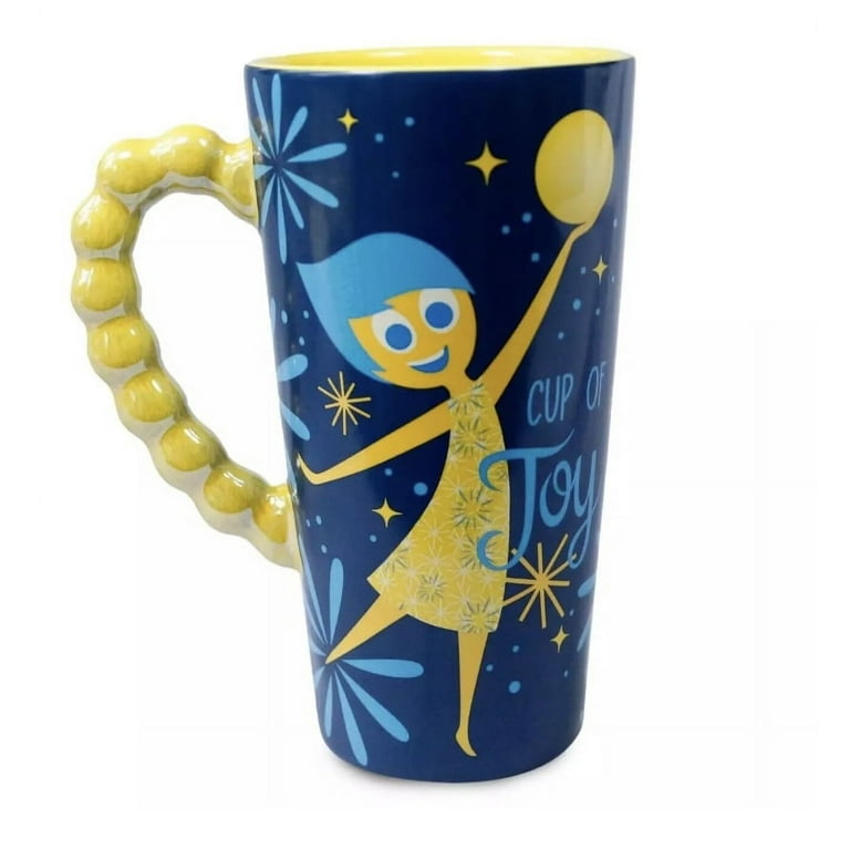 Disney Joy Mug Inside Out Cup Of Joy Blue And Yellow Ceramic Mug 15oz -  Walmart.com