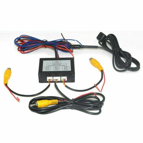 Car Front/Rear Parking View Camera Video 2 Channel Control Box Converter Kits