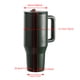 thumbnail image 2 of Taza termal del agua de la paja del acero inoxidable de la botella aislada 32/40oz para los deportes del coche, 2 of 8