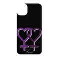 thumbnail image 3 of DistinctInk Custom SKIN / DECAL compatible with OtterBox Symmetry for iPhone 11 Pro (5.8" Screen) - Lesbian Purple Symbols Love - Show Your LGBTQ Support, 3 of 5