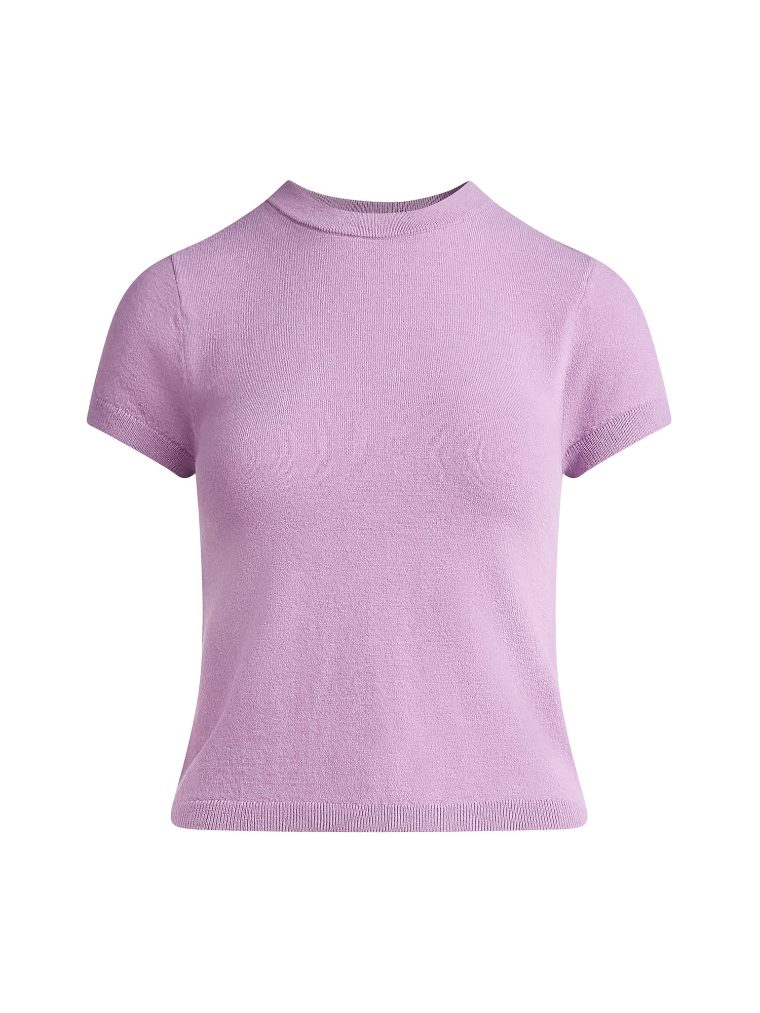 Scoop Women's and Women’s Plus Sweater Tee with Short Sleeves, Lightweight, Sizes XS-4X