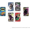 thumbnail image 3 of Juego de cartas Mattel Games UNO Batman Comics para niños y adultos, 3 of 6