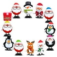thumbnail image 2 of 12PC 2024 New Christmas Wind Up Toys Christmas Stocking Stuffers Wind Up Toys Christmas Toys Funny Toys Party Gifts For Christmas Party Bag Filler (Colourful), 2 of 3