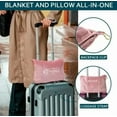thumbnail image 7 of 2-in-1 Travel Blanket, Airplane blanket/pillow, travel pillow/blanket, Premium Soft Travel Blanket Pillow Airplane, Pillow converts into blanket, Travel Blanket and Pillow - Ultra-Soft, 7 of 7