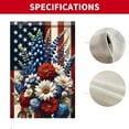 thumbnail image 5 of JoyMoreHome Patriotic Memorial Day Garden Flag,12x18 Inch Double Sided 4th of July USA Independence Day Welcome Yard Flag Summer Holiday Seasonal Farmhouse Outdoor Outside Decoration, 5 of 6