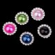 thumbnail image 3 of 5 piezas de botón de de imitación mezclados, adorno de acrílico, parte trasera plana para manualidades, suministros de joyería de Gloria Botón del Rhinestone para el arte, 3 of 9