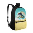 thumbnail image 2 of Uourmeti Turtle Pattern Non Fade Daypack for Travel School, Adjustable Shoulder Straps Durable Fabric Backpack Universal Matching School Backpack, 2 of 6