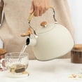 thumbnail image 2 of Hervidor de agua portátil con silbato, tetera con prueba , tetera de café para cocina Sunnimix Hervidor de agua, 2 of 8