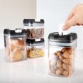 thumbnail image 3 of Contenedores de almacenamiento de alimentos de 7 piezas, s con tapas, dispensador de cierre a para alimentos, refrigerador doméstico mayimx Contenedores de almacenamiento, 3 of 9