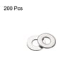 thumbnail image 2 of Uxcell #8 304 Stainless Steel Flat Washer for Screw Bolt 200Pcs, 2 of 5