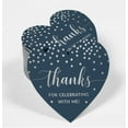 thumbnail image 2 of Inkdotpot Real Silver Foil Thanks For Celebrating With Me Birthday Tags Favor Hang Paper Tags 50 Pieces, 2 of 6