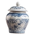 thumbnail image 3 of Luzkey Ceramic Tea Storage Jar Tea Container with Airtight Lid Table Decoration Durability Multifunctional Household Sealed Storage Style B, 3 of 8
