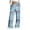 A-Sky Blue, variant on JSheng Women's Wide Leg Sweat Pants Plus Size Fashionable Printed Drawstring Elastic Waist Loose Casual Pocket Sweatpants A-Light Blue L