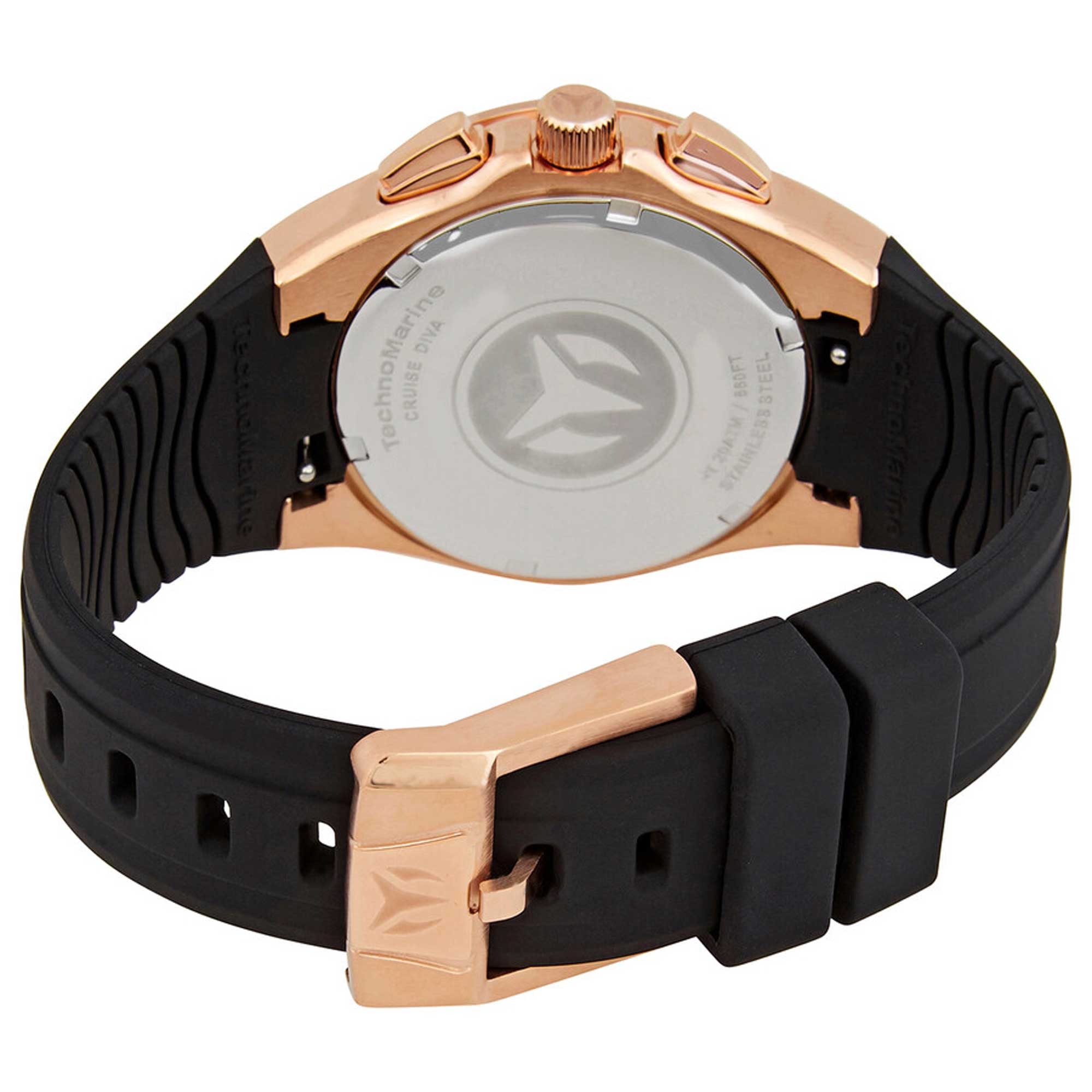 Technomarine Cruise Diva Pave Chronograph Black Dial Watch  display picture 1