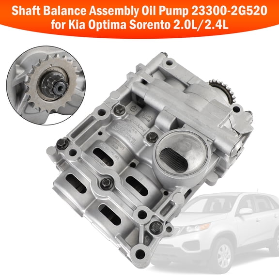 Restored Shaft Balance Assembly Oil Pump 23300-2G520 for Kia Optima Sorento 2.0L/2.4L (Refurbished)