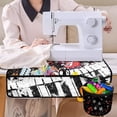 thumbnail image 4 of HELLHERO Santa Claus and The Piano Sewing Machine Mats Travelling Protective Mat Sewing Machine Table Pad for Wife Mom Family Present, Fall, 4 of 5